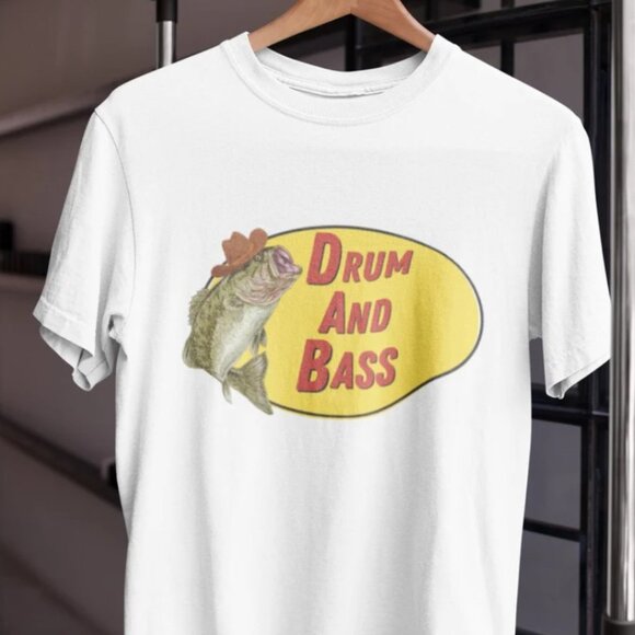 EDM Drum and bass Music Merch T-shirt, Funny Rave T-shirt, Dubstep T-Shirt - Picture 3 of 4